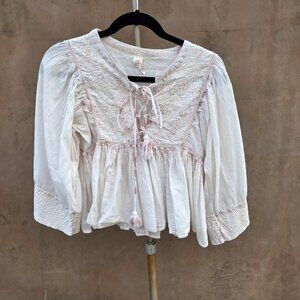 Raga boho sun bleached blouse